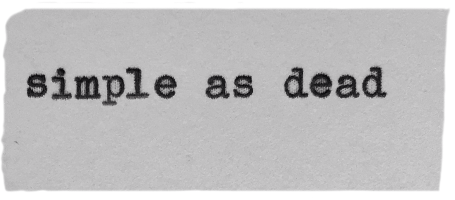 simple as dead-Logo